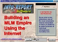 Ebook cover: Building an MLM Empire Using The Internet
