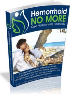 Ebook cover: Hemorrhoid No More