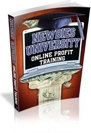 Ebook cover: Newbies University: Online Profit Training