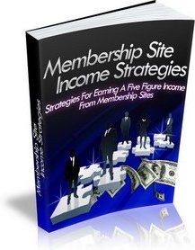 Ebook cover: Membership Site Income Strategies
