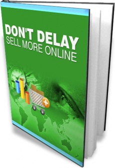 Ebook cover: Don't Delay Sell More Online