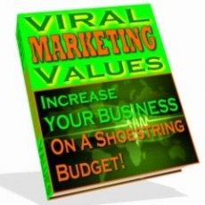 Ebook cover: Viral Marketing Values