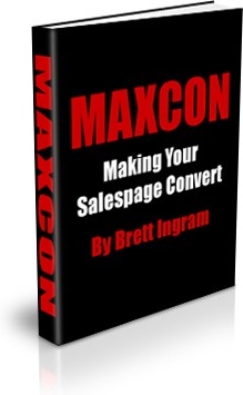 Ebook cover: MAXCON - Making Your Salespage Convert