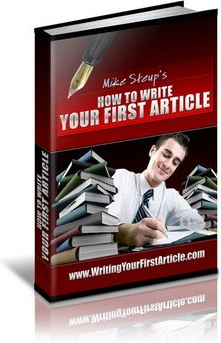 Ebook cover: How to Write Your First Article