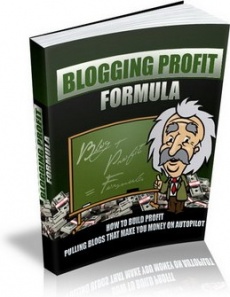 Ebook cover: Blogging Profit Formula