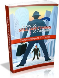 Ebook cover: How to Sell Anything to Anyone