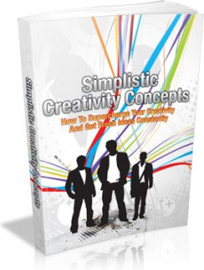 Ebook cover: Simplistic Creativity Concepts