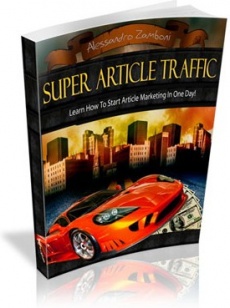 Ebook cover: Super Article Traffic - The Best Resource for Article Marketers
