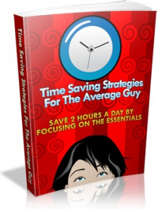 Ebook cover: Time Saving Strategies For The Average Guy