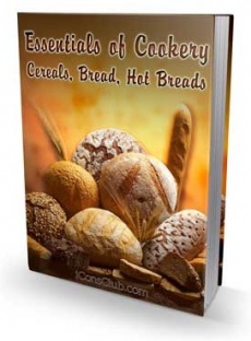 Ebook cover: Essentials of Cookery Cereals, Bread, Hot Breads