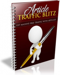 Ebook cover: Article Traffic Blitz