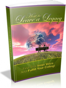 Ebook cover: How to Leave a Legacy
