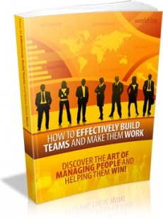 Ebook cover: How to Effectively Build Teams and Make Them Work