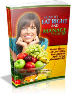 Ebook cover: How to Eat Right and Manage Your Life