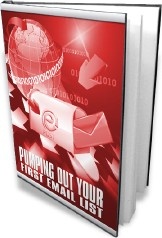 Ebook cover: Pumping Out Your First Email List