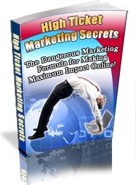 Ebook cover: High Ticket Marketing Secrets