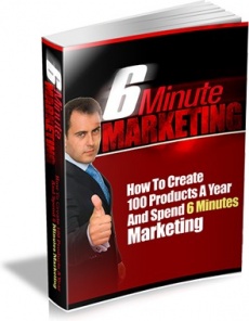 Ebook cover: 6 Minute Marketing