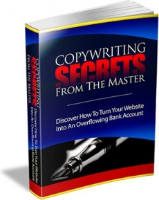 Ebook cover: Copywriting Secrets From The Master