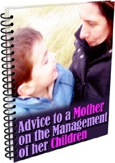 Ebook cover: Advice to a Mother on the Management of her Children