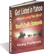 Ebook cover: Getting listed in Yahoo ... without losing your mind