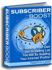 Ebook cover: Subscriber Boost