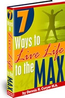 Ebook cover: 7 Ways to Live Life to the Max