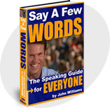 Ebook cover: Say A Few Words