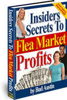 Ebook cover: Insiders Secrets To Flea Market Profits