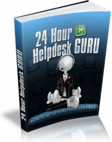 Ebook cover: 24 Hour Helpdesk Guru