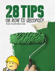 Ebook cover: 28 Tips on How to Decorate