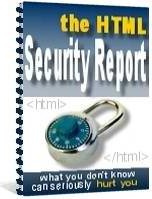 Ebook cover: The HTML Security Report