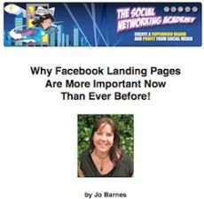 Ebook cover: Why Facebook Landing Pages Are More Important Now Than Ever Before!