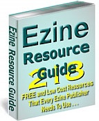 Ebook cover: Ezine Resource Guide