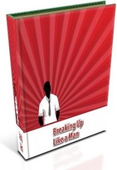 Ebook cover: BREAKING UP Like a Man