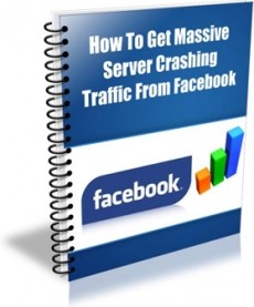Ebook cover: How To Get Massive Server Crashing Traffic From Facebook