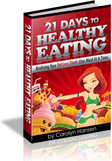 Ebook cover: 21 Days To Healthy Eating