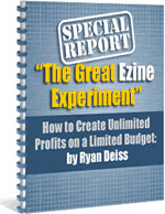 Ebook cover: The Great Ezine Experiment