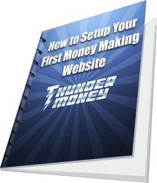 Ebook cover: How to Setup Your First Money Making Website