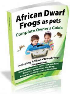 Ebook cover: African Dwarf Frogs as pets