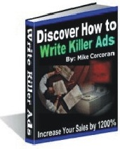 Ebook cover: Discover How To Write Killer Ads