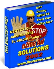 Ebook cover: eZine Ad Solutions 2002