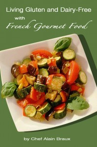 Ebook cover: Living Gluten and Dairy-Free with French Gourmet Food
