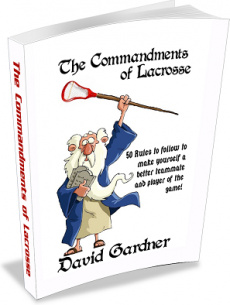Ebook cover: The Commandments of Lacrosse