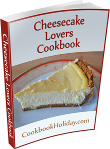 Ebook cover: Cheesecake Lovers Cookbook