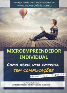 Ebook cover: Microempreendedor Individual