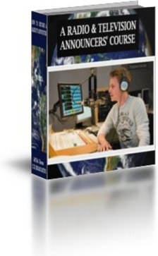 Ebook cover: Radio & Television Announcers' course