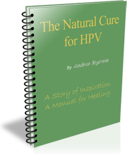 Ebook cover: The Holistic Natural Cure for HPV