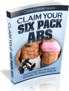Ebook cover: Claim Your Six Pack Abs