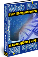 Ebook cover: Web Biz for Beginners