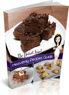 Ebook cover: The Dessert Angel’s - Heavenly Recipe Guide
